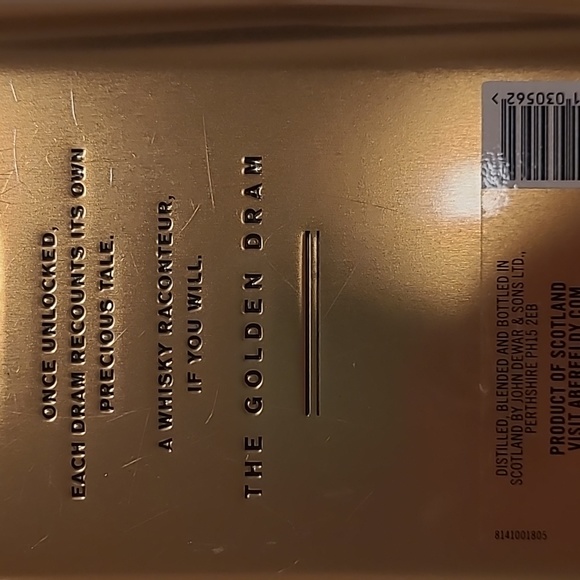 Aberfeldy 12 Year Old Highland Single Malt Scotch Whiskey Empty Tin - Picture 11 of 17